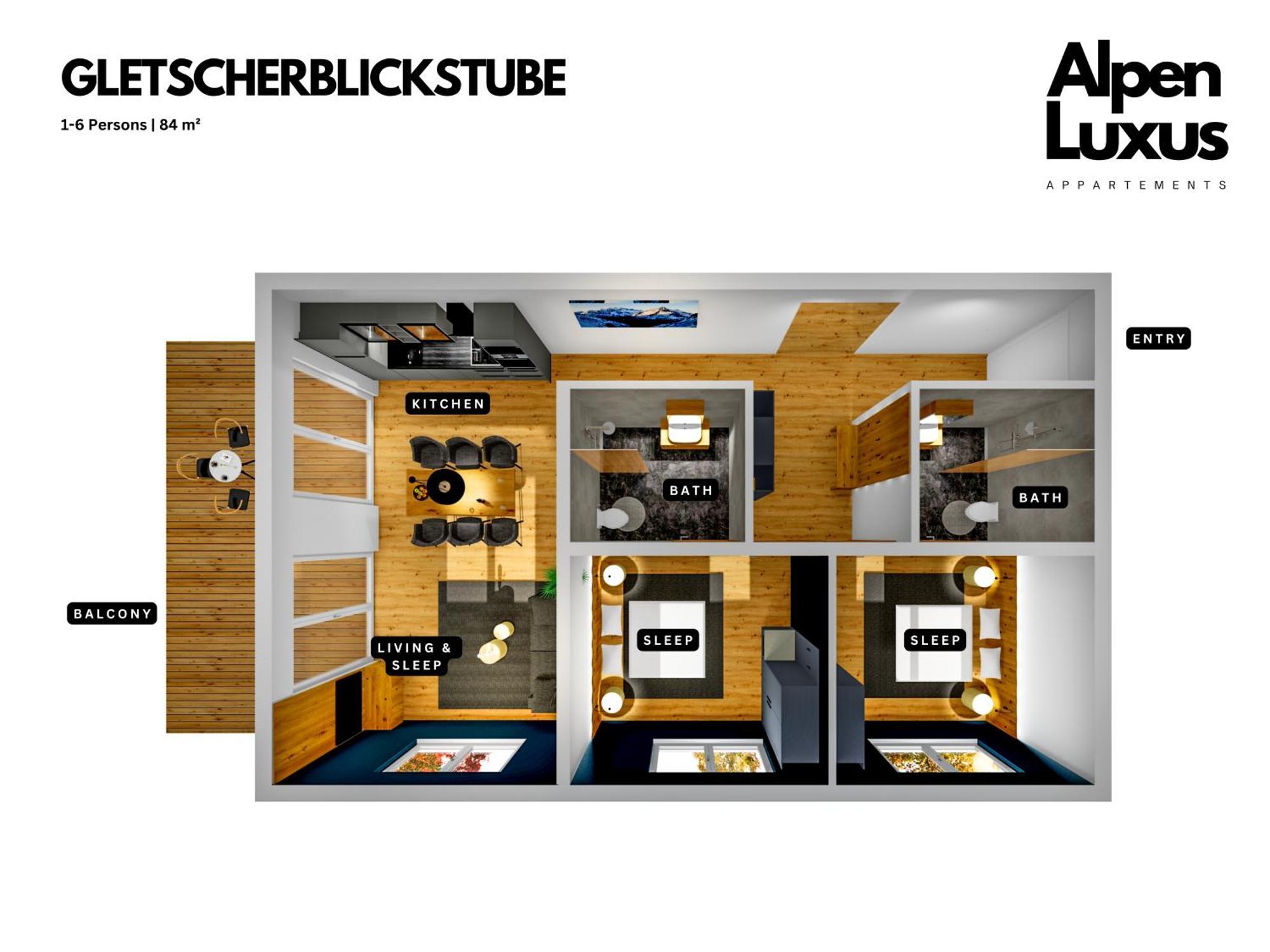 Gletscherblickstube - Sunny Balcony & Car Park By Alpenluxus Appartements Fuegen Luaran gambar